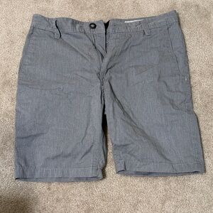 Volcom Men's Charcoal Flat Front Shorts